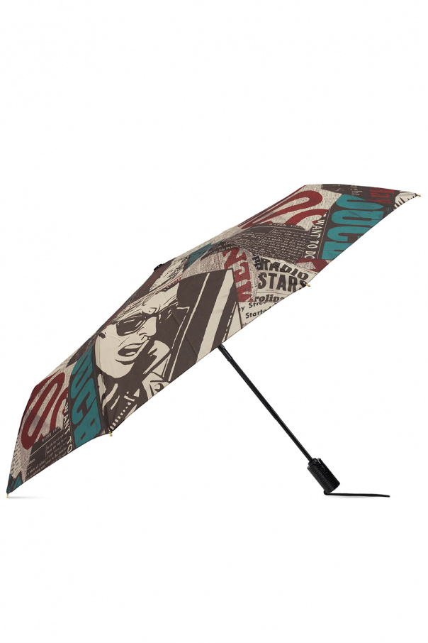 Moschino Folding umbrella with logo